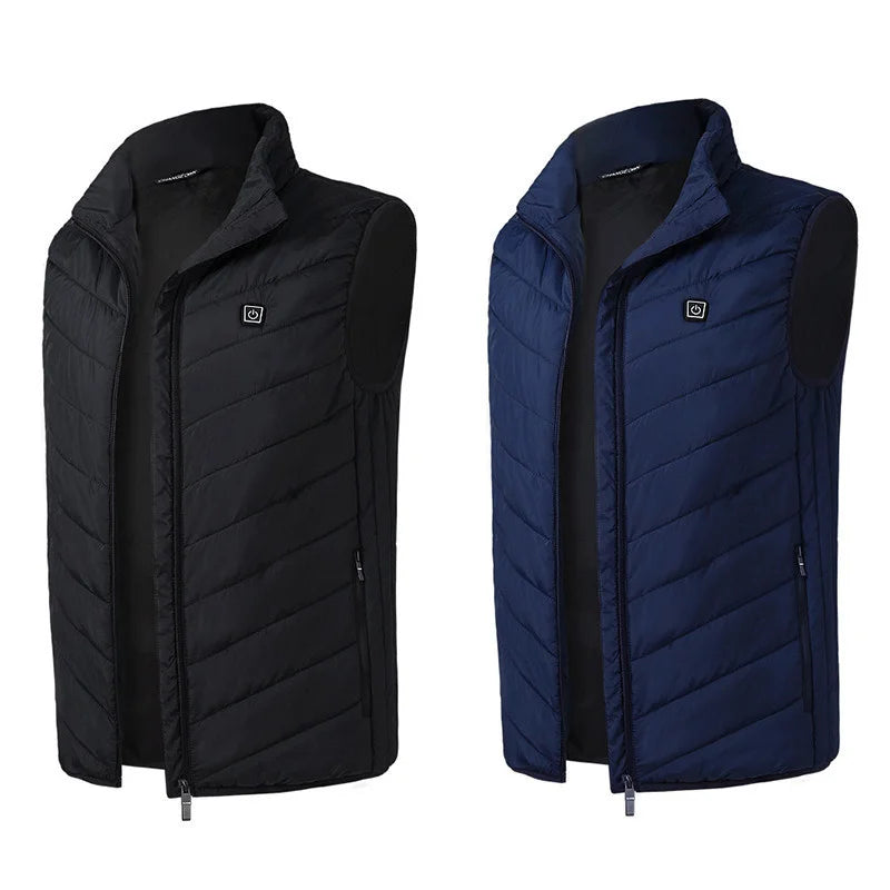 17/13/9 Areas Heated Vest Men Women Electric Heating Vest Usb Heated Jacket Heated Vest Bodywarmer Heated Down Jacket  Winter